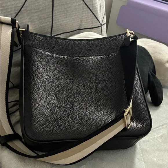 Kate Spade Black Leather Crossbody Bag